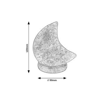 Lampa LED camera copiilor Wasabi stejar Rabalux 3696, 1W