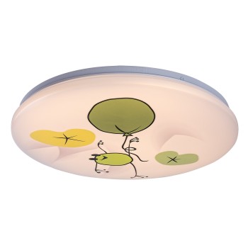 Lampa camera copiilor Froggo alb Rabalux 71069, 24W