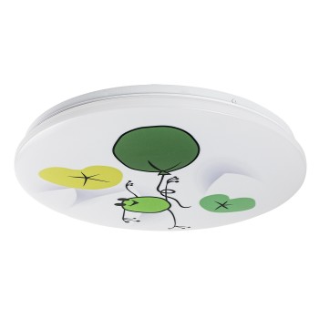 Lampa camera copiilor Froggo alb Rabalux 71069, 24W