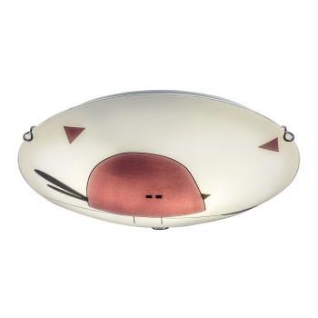 Lampa camera copiilor Fowly alb Rabalux 71278, 2xE27