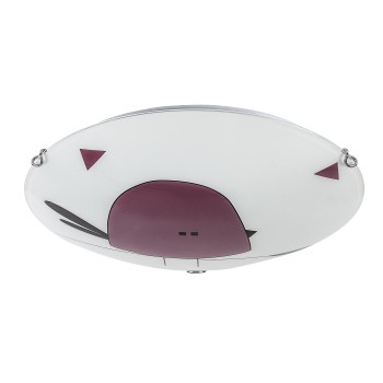 Lampa camera copiilor Fowly alb Rabalux 71278, 2xE27