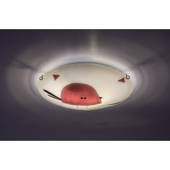 Lampa camera copiilor Fowly alb Rabalux 71278, 2xE27