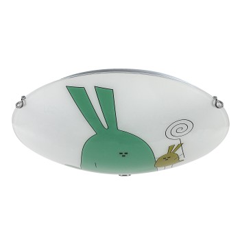 Lampa camera copiilor Flappy alb Rabalux 71279, 2xE27