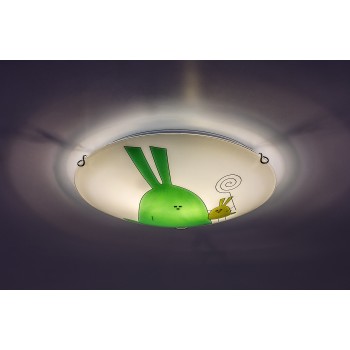 Lampa camera copiilor Flappy alb Rabalux 71279, 2xE27