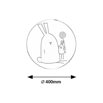 Lampa camera copiilor Flappy alb Rabalux 71279, 2xE27
