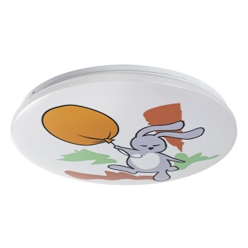 Lampa camera copiilor Hopply alb Rabalux 71409, 24W