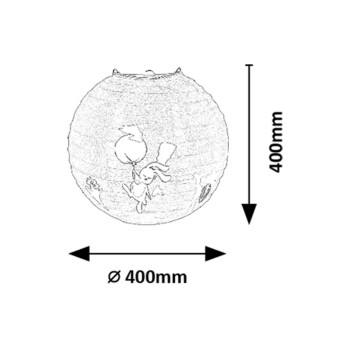 Lampa camera copiilor Hopply alb Rabalux 72410