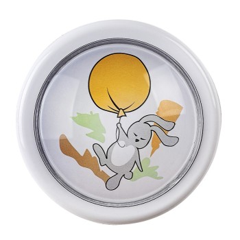 Lampa camera copiilor Hopply alb Rabalux 76073, 0.3W