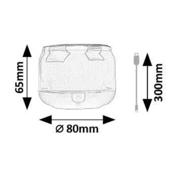 Lampa Radelia cu boxa Bluetooth Rabalux 76110, 3W