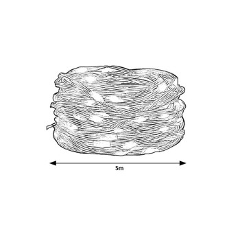 Banda LED inteligenta RGB de exterior Biri Rabalux 77123, 5 m, 2.8W