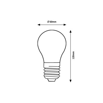 Bec LED inteligent Rabalux 79001, E27, 11W, 1050lm, 2700K, A60