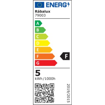 Bec LED inteligent Rabalux 79003, E14, 5W, 450lm, 2700K, G45