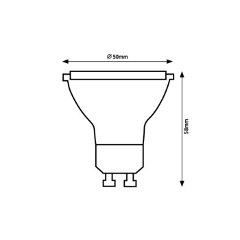 Bec LED inteligent Rabalux 79004, GU10, 5W, 400lm, 2700K