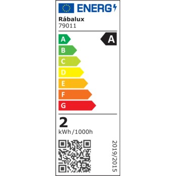 Bec LED filament Rabalux 79011, E14, 2W, 470lm, 3000K, C35