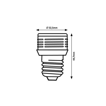 Bec LED Rabalux 79026, E27, 3W, 220lm, 3000K