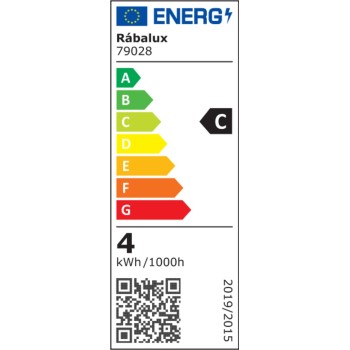 Bec LED filament Rabalux 79028, E27, 4W, 640lm, 4000K, ST64