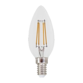 Bec LED filament Rabalux 79047, E14, 4W, 500lm, 4000K, C37