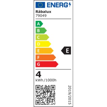 Bec LED filament Rabalux 79049, E14, 4W, 500lm, 4000K, G45