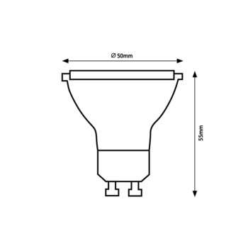 Bec LED Rabalux 79070, GU10, 4W, 400lm, 4000K