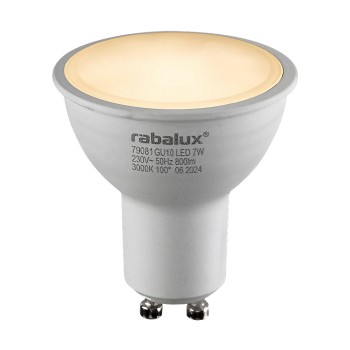 Bec LED Rabalux 79081, GU10, 7W, 800lm, 3000K