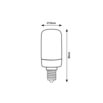 Bec LED filament Rabalux 79090, E14, 4W, 400lm, 4000K, T25