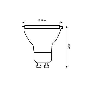 Bec LED Rabalux 79108, GU10, 5W, 445lm, 4000K