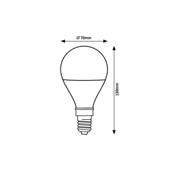 Bec LED Rabalux 79109, E27, 18W, 2000lm, 3000K, A65