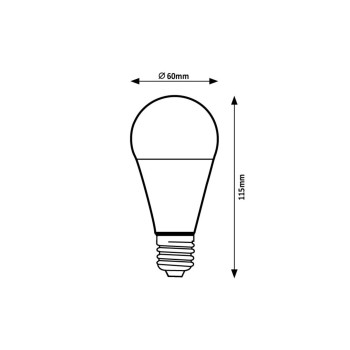 Bec LED Rabalux 79143, E27, 10W, 1055lm, 6500K, A60