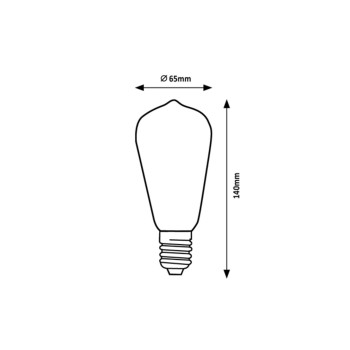 Bec LED filament Rabalux 79154, E27, 10W, 1230lm, 4000K, ST65