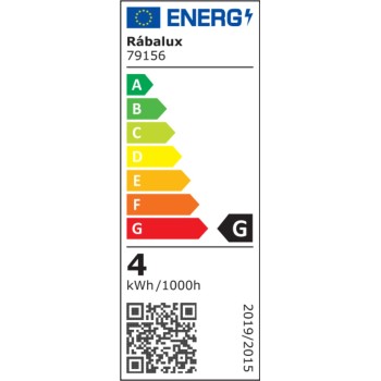 Bec LED filament Rabalux 79156, E27, 4W, 300lm, 2200K, ST65