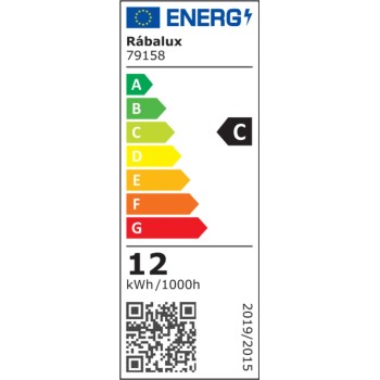 Bec LED filament Rabalux 79158, E27, 12W, 2000lm, 3000K, A67