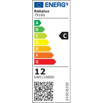 Bec LED filament Rabalux 79160, E27, 12W, 2000lm, 3000K, G95
