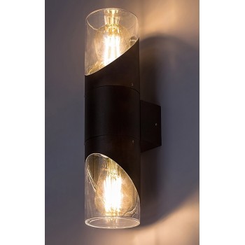 Aplica exterior Novigrad negru Rabalux 7237, 2xE27, IP54