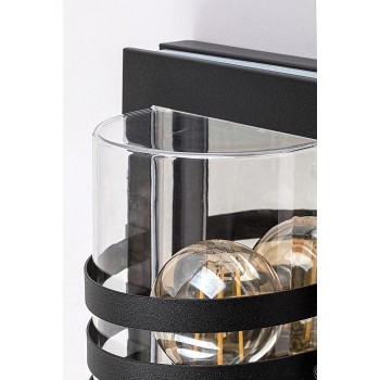 Aplica exterior Orlova negru Rabalux 7244, 1xE27, IP44