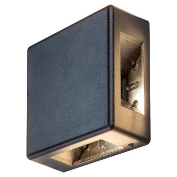 Aplica exterior LED Lippa negru Rabalux 7317, 6W, IP54, 3000K