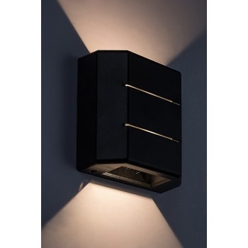 Aplica exterior LED Lippa negru Rabalux 7319, 6W, IP54, 3000K