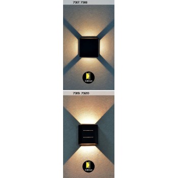 Aplica exterior LED Lippa alb Rabalux 7320, 6W, IP54, 3000K