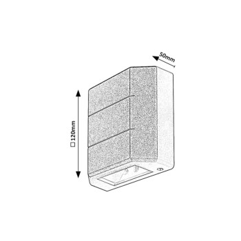 Aplica exterior LED Lippa alb Rabalux 7320, 6W, IP54, 3000K