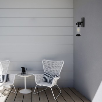 Aplica exterior Kolta negru mat Rabalux 7386, 1xE27, IP44