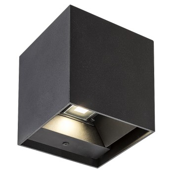Aplica exterior Solin negru mat Rabalux 7396, 1xG9, IP54