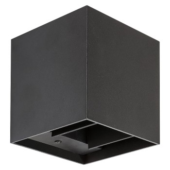 Aplica exterior Solin negru mat Rabalux 7396, 1xG9, IP54