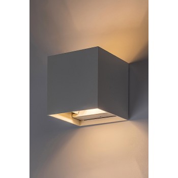 Aplica exterior Solin alb mat Rabalux 7397, 1xG9, IP54
