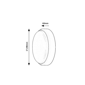 Aplica exterior LED Hort negru Rabalux 7407, 15W, IP54