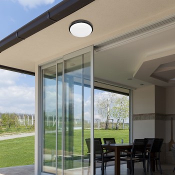Aplica exterior LED Hort negru Rabalux 7407, 15W, IP54