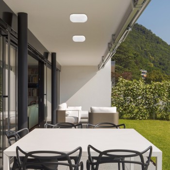 Aplica exterior LED Hort alb Rabalux 7408, 15W, IP54