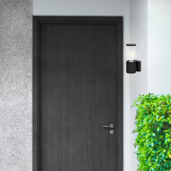 Aplica exterior Wellington negru mat Rabalux 7502, E27, IP44