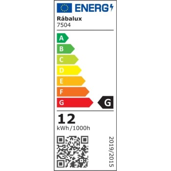 Aplica exterior LED Palanga antracit Rabalux 7504, 12W, IP44, 3000K