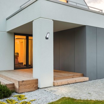 Aplica exterior LED Palanga antracit Rabalux 7504, 12W, IP44, 3000K