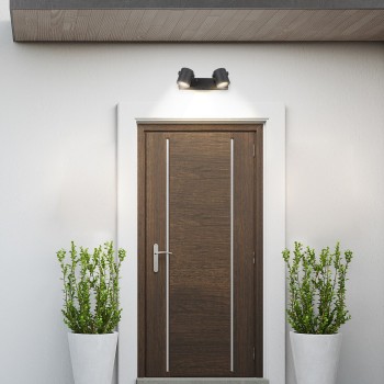 Aplica exterior Elva antracit Rabalux 7930, 2xGU10, IP44