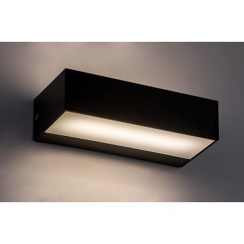 Aplica exterior LED Halden negru Rabalux 7935, 9W, IP65